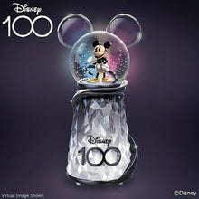 Load image into Gallery viewer, The Bradford Exchange Mickey Mouse Disney 100 Years of Wonder Glitter Globe Illuminated with LED Lights Commemorative Limited Edition Celebrating Disney&#39;s Centennial 10.5-Inches - RCE Global Solutions
