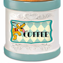 Load image into Gallery viewer, The Bradford Exchange Disney Mickey &amp; Friends Kitchen Canister Collection Issue #1 &quot;Pluto&quot; and 12 Ingredient Labels - RCE Global Solutions
