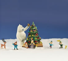 Load image into Gallery viewer, The Bradford Exchange Rudolph The Red-Nosed Reindeer Village Collection Issue #5 Bumble And Town Christmas Camp Christmas Village Display Illuminated Lighted Holiday Decor Hand Painted Sculpture 8.75-Inches
