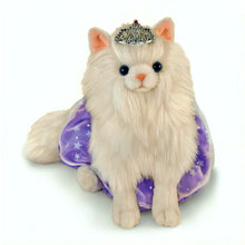 Load image into Gallery viewer, The Ashton-Drake Galleries Fabulous Feline Kitten Hold That Pose! Plush Cat with Crown Lavender Skirt and Dazzling Duchess Outfit 10-Inches
