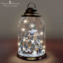 Load image into Gallery viewer, Thomas Kinkade Home for the Holidays 9-Inch Lighted Christmas Lantern by The Bradford Exchange - RCE Global Solutions
