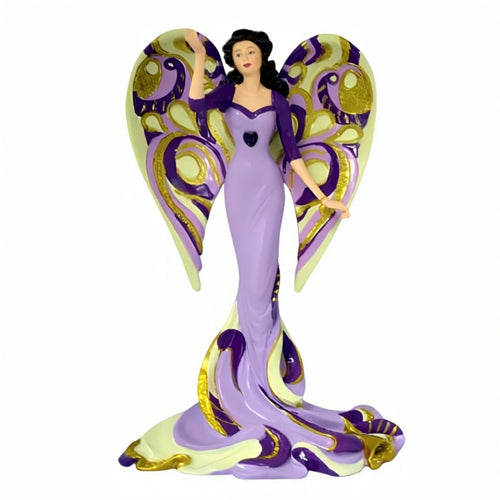 The Hamilton Collection Thomas Kinkade Angels of Splendor Figurine Issue #3: 'Angel of Dignity' Handcrafted with Swarovski® Crystal & Golden Accents Limited Edition 7-inches - RCE Global Solutions