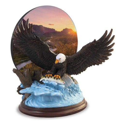 The Bradford Exchange Purple Mountain America The Beautiful Sculpture Collection Limited Edition Bald Eagle Sculpture 8.5-inches - RCE Global Solutions
