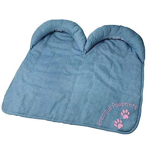 The Ashton-Drake Galleries Precious Paws Naptime Pad Doll Accessory Adorable Pawprints Nap Mat for Two Dolls Fits up to 18-Inches Long - RCE Global Solutions