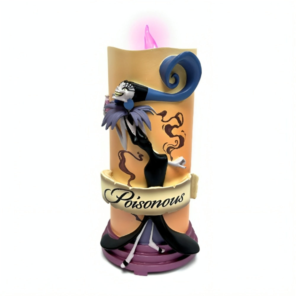 The Bradford Exchange Disney Villains Magic & Mayhem Candle Collection Issue #8: Yzma High-Relief Sculpted Portraits with Colored LED Lights 7-inches