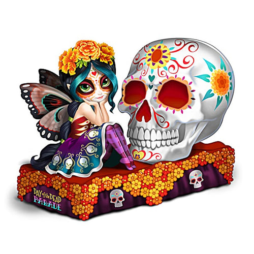 The Hamilton Collection Everlasting Devotion Float Forever Love Sugar Skull Fairy Parade Figurine Collection Issue #1 by Jasmine Becket-Griffith - RCE Global Solutions