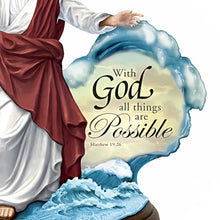 Load image into Gallery viewer, Thomas Kinkade &quot;All Things Are Possible&quot; Miracles of Christ Sculpture Collection Issue #1 from Bradford Exchange 8-inches - RCE Global Solutions
