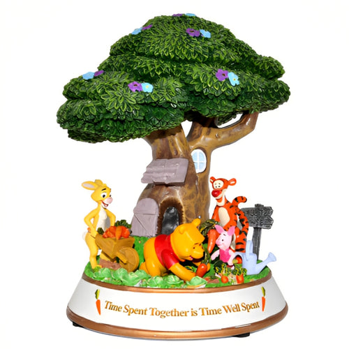 The Bradford Exchange Hawthorne Village Division Disney's Friendships of Winnie The Pooh Hundred Acre Wood Collection Issue #3 'Time Spent Together is Time Well Spent' Sculpture 7.5-inches
