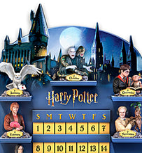 Load image into Gallery viewer, The Bradford Exchange Harry Potter Perpetual Calendar Collection Issue #1:January and February Handcrafted Incredibly Detailed Sculpture 25-inches
