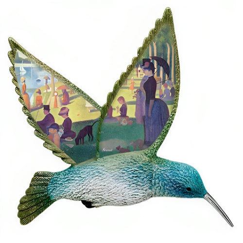 The Bradford Exchange Sunday Afternoon Flight of the Masters Wall Plaque Collection Issue #4 Hand-cast Heirloom Porcelain Hummingbird 7.5-inches - RCE Global Solutions