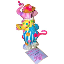 Load image into Gallery viewer, The Hamilton Collection Passionate Promenade Posh Elephant Figurine Handcrafted Breast Cancer Awareness Art with Glitter and Faux Gems by Margaret Le Van 4-inches - RCE Global Solutions
