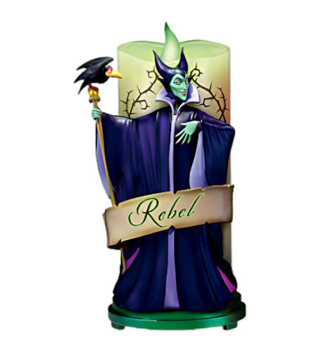 The Bradford Exchange Maleficent Illuminate Your Lair with Disney Villains Magic & Mayhem Candle Collection Issue #1 Remote Controlled Flameless Candles Featuring Maleficent and More 7-inches - RCE Global Solutions