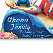 Load image into Gallery viewer, The Bradford Exchange Disney Lilo &amp; Stitch Ohana Means Family Musical Glitter Globe 5.5-inches - RCE Global Solutions
