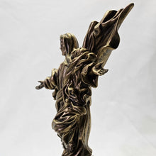 Load image into Gallery viewer, The Bradford Exchange Light Of The World Sculpture Collection Issue #5: 'Love The Lord' Handcrafted Cold-Cast Bronze Illuminated with Inspirational Scripture 11-inches
