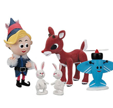 Load image into Gallery viewer, The Ashton-Drake Galleries Rudolph the Red-Nosed Reindeer Figure Collection Issue #1 Rudolph and Hermey Limited Edition Christmas Decorations 6-Inches - RCE Global Solutions
