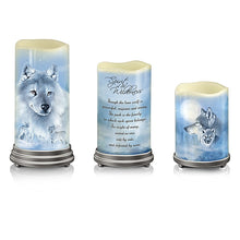 Load image into Gallery viewer, The Bradford Exchange Spirit Of The Wilderness Flameless Candle Set by Eddie Le Page 4 to 6-inches - RCE Global Solutions
