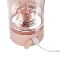 Load image into Gallery viewer, VOLTRX VortexBoost Electric Shaker Bottle, USB C Rechargeable Protein Shake Mixer, Shaker Cups for Protein Shakes and Meal Replacement Shakes, BPA-Free, Made with Tritan, Candy Pink, 24oz
