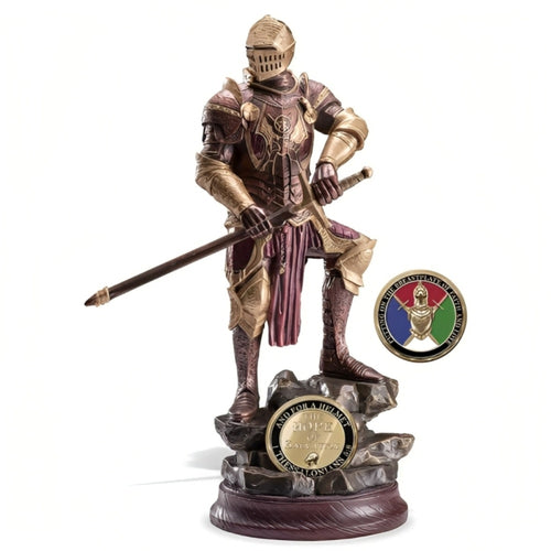 The Bradford Exchange Hope Of Salvation The Lord's Strength Religious Sculpture Collection Issue #8 12-inches