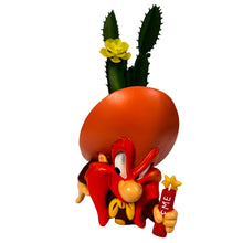 Load image into Gallery viewer, The Bradford Exchange LOONEY TUNES Succulent Collection Issue #3: Yosemite &amp; Tweety Handcrafted Pots with Artificial Succulents in Bright Colors 5.5-Inches
