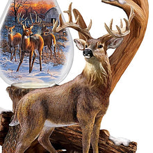 Load image into Gallery viewer, The Bradford Exchange Out of The Clearing Deer Sculpture Antler Lamp by Darell Bush 12-inches - RCE Global Solutions
