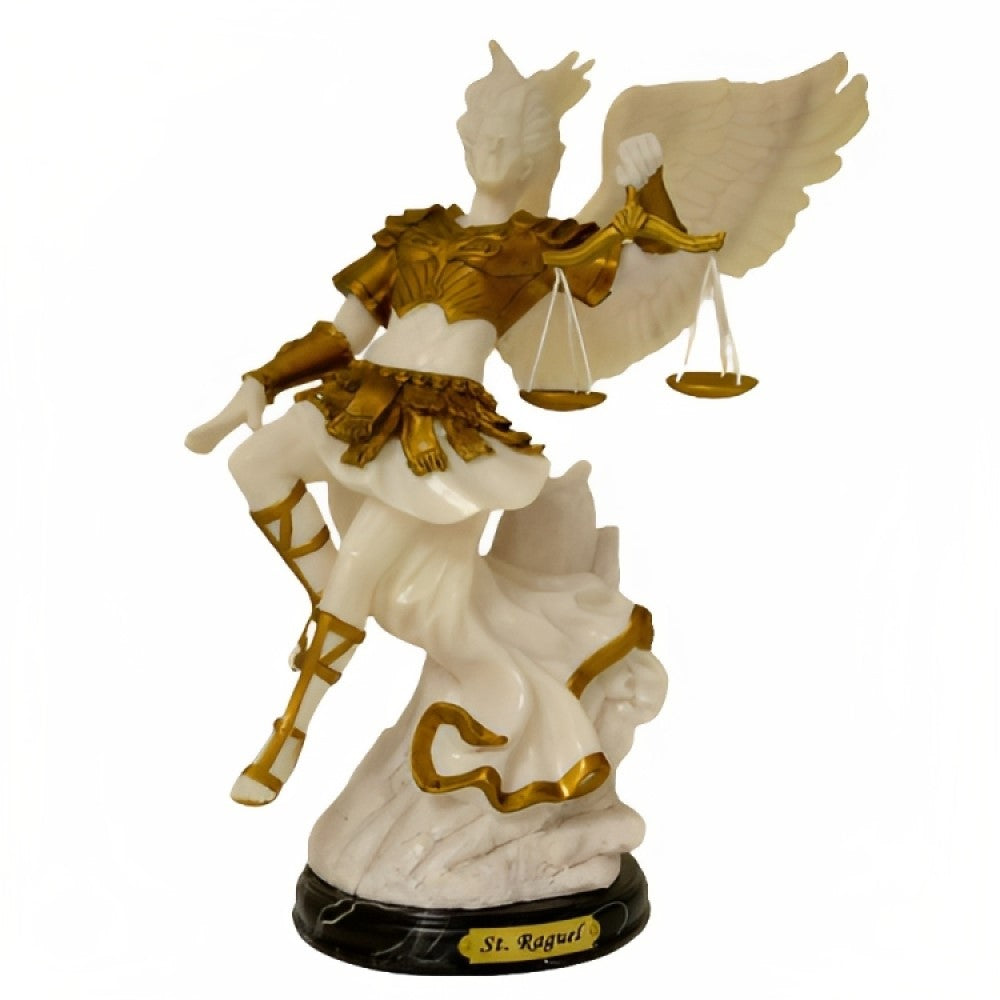 The Bradford Exchange St. Raguel: Defender from Archangels, Holy Protectors Marble Sculpture Collection Issue #5 10-inches - RCE Global Solutions