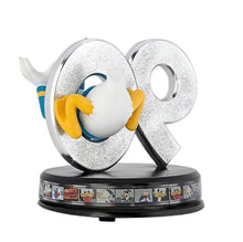 Load image into Gallery viewer, The Hamilton Collection Disney Donald Duck 90th Anniversary Rotating Sculpture Limited Edition 360-Degree Figure with Glitter Detailing 6.5-Inches
