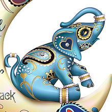 Load image into Gallery viewer, The Hamilton Collection I Love You To The Moon And Back Elephant Figurine by Blake Jensen 4.5-inches
