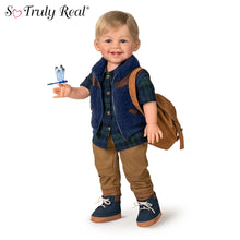 Load image into Gallery viewer, The Ashton-Drake Galleries Little Explorer Liam Lifelike Toddler Doll by Ping Lau 22-inches - RCE Global Solutions
