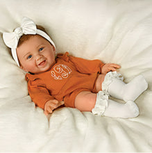 Load image into Gallery viewer, The Ashton-Drake Galleries Lilah Collectible Baby Doll So Truly Real® with RealTouch® Vinyl Skin True-to-life Look &amp; Feel Poseable Weighted Cloth Body, and Custom-Designed Outfit Doll Expertly Crafted by Ping Lau 18-Inches - RCE Global Solutions
