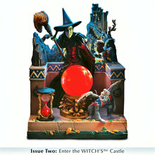 Load image into Gallery viewer, The Bradford Exchange The Wizard Of Oz Illuminated Sculptural Bookend Collection Issue #2 Enter the WITCH&#39;S Castle Handcrafted &amp; Hand-Painted Resin Display Piece 4.25-inches
