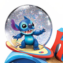 Load image into Gallery viewer, The Bradford Exchange Disney Lilo &amp; Stitch Ohana Means Family Musical Glitter Globe 5.5-inches - RCE Global Solutions
