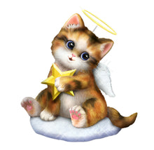 Load image into Gallery viewer, The Bradford Exchange Purr-fect Medleys Figurine Collection Issue #3 Angels We Have Purr-ed on High Cat Figurine with Festive Lighting &amp; Plays Melody Christmas Decorations by Kayomi Harai 5-Inches - RCE Global Solutions
