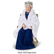 Load image into Gallery viewer, The Ashton-Drake Galleries Her Majesty The Queen Elizabeth II: Sapphire Elegance Portrait Doll Argil Porcelain Figurine 15-inches - RCE Global Solutions
