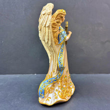 Load image into Gallery viewer, The Bradford Exchange Jeweled Nativity Figurine Collection Issue #6 Heavenly Angel Handcrafted Figurine with Over 100 Swarovski Crystals by Peter Carl Faberge Christmas Decorations 7.5-inches - RCE Global Solutions
