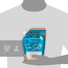 Load image into Gallery viewer, SaltWorks Premium Sea Salt, Coarse, Artisan Pour Spout Pouch, Pure Ocean, 16 Ounce
