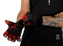 Load image into Gallery viewer, Skott Tarantula Weightlifting Gloves Genuine Leather Gym Gloves with Full Wrist Wrap Support, Breathable Grip for Training, Fitness &amp; Bodybuilding Unisex
