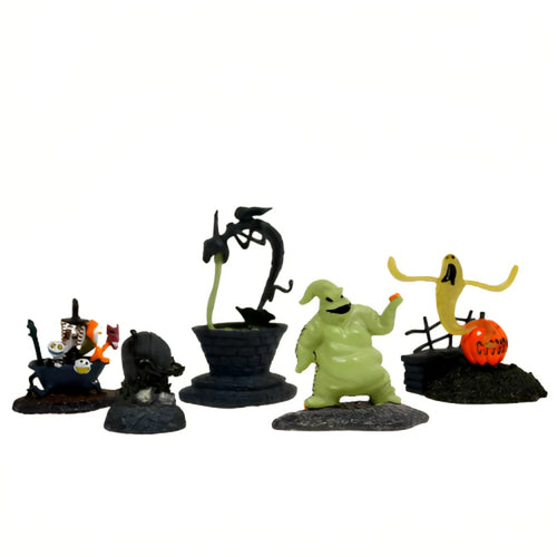 The Bradford Exchange "Nightmare Accessories" Disney Nightmare Before Christmas Issue #10 Black Light Hawthorne Village 7-inches
