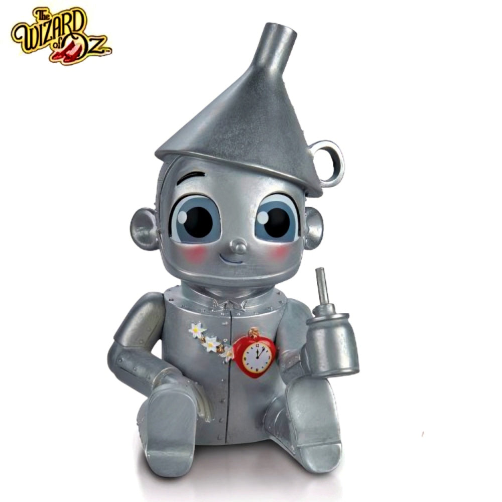 The Ashton-Drake Galleries The Wonderful Tots of OZ Figure Collection Issue #5:Tin Man Tot Figurine Handcrafted and Hand-painted Collectible Tots 3.5-Inches