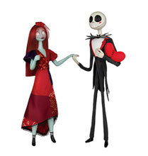 Load image into Gallery viewer, The Ashton-Drake Galleries Disney Tim Burton’s The Nightmare Before Christmas Scary Kind of Love Portrait Figure Set Collector&#39;s Edition Jack Skellington &amp; Sally 18.5-Inches - RCE Global Solutions
