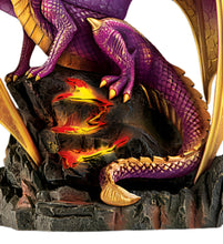 Load image into Gallery viewer, The Bradford Exchange Spellbinding Legends Incense Burner Collection Issue #1 Meticulously Hand Cast &amp; Hand Painted Illuminated Dragon Sculpture 7-inches - RCE Global Solutions
