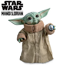 Load image into Gallery viewer, The Ashton-Drake Galleries Star Wars Grogu 1:1 Scale Poseable Portrait Figure Official Licensed Mandalorian Collectible Statue Hand-Painted Life-Size Baby Yoda Display Figure 15-inches
