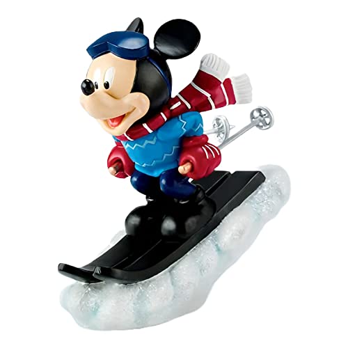 The Bradford Exchange Disney Mickey Mouse King of The Hill Hand Cast Figurine Part of The Fun for All Seasons Collection 4
