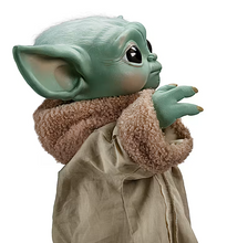 Load image into Gallery viewer, The Ashton-Drake Galleries Star Wars Grogu 1:1 Scale Poseable Portrait Figure Official Licensed Mandalorian Collectible Statue Hand-Painted Life-Size Baby Yoda Display Figure 15-inches
