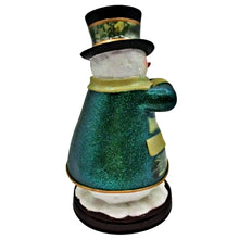Load image into Gallery viewer, The Bradford Exchange “Evening Rehearsal” Winter Wonderland Snowman Heirloom Classics Snowman Collection Issue #8 Christmas Decoration Figurine by Thomas Kinkade 7-Inches

