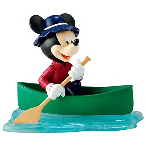 The Bradford Exchange Disney Mickey Mouse Merrily Down The Stream Hand Cast Figurine Part of The Fun for All Seasons Collection 4