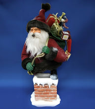 Load image into Gallery viewer, The Bradford Exchange So Real Wonder of Christmas Santa Claus Figurine Realistic Old-Fashioned Holiday Decor with Soft Vinyl Skin Elegant Fabrics and Luxurious Trims by Thomas Kinkade 11 1/4-inches
