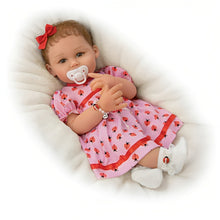 Load image into Gallery viewer, The Ashton-Drake Galleries Little Love Bug Personalized Baby Doll So Truly Real® Realistic Baby Doll with Faux Pearl and Ladybug Bracelet Personalized Heart-Shaped Charm and Magnetic Pacifier Sculpted by Master Doll Artist Ping Lau 19-inches - RCE Global Solutions
