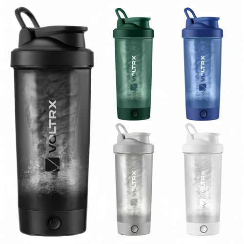 VOLTRX Merger Protein Blender Shaker Bottle USB C Rechargeable Electric Protein Shake Mixer Cups BPA Free 24oz
