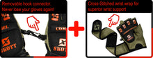 Load image into Gallery viewer, Skott Tactical Green Weightlifting Gloves Military Style Gym with Wrist Wrap Support Anti-Slip Gel Grip Flexible Finger Protection Durable Training Best Body Building Fitness and Exercise Accessories Unisex
