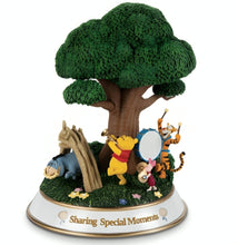 Load image into Gallery viewer, The Bradford Exchange Hawthorne Village Division Disney's Friendships of Winnie The Pooh Hundred Acre Wood Collection Issue #8 Sharing Special Moments Sculpture 7.5-inches
